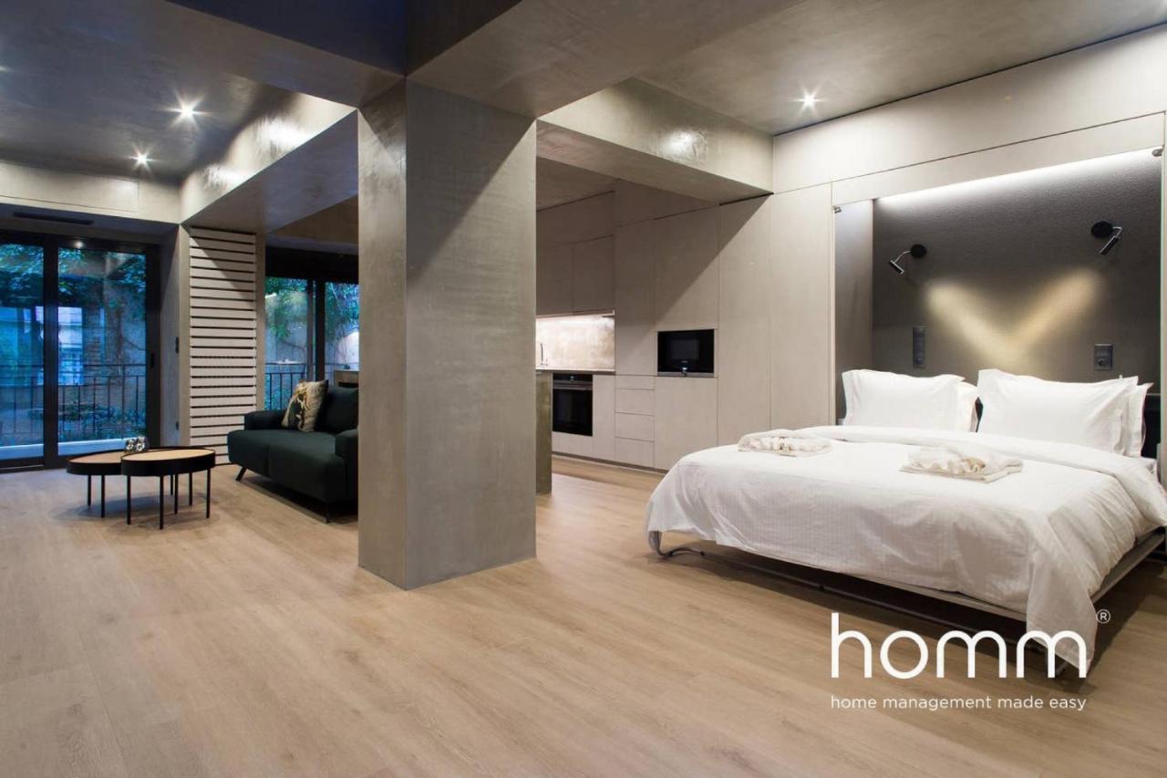 Ferienwohnung Unique Urban Homm Studio In Piraeus, Alkiviadou Exterior foto