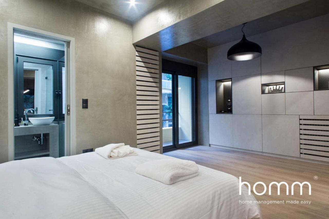 Ferienwohnung Unique Urban Homm Studio In Piraeus, Alkiviadou Exterior foto