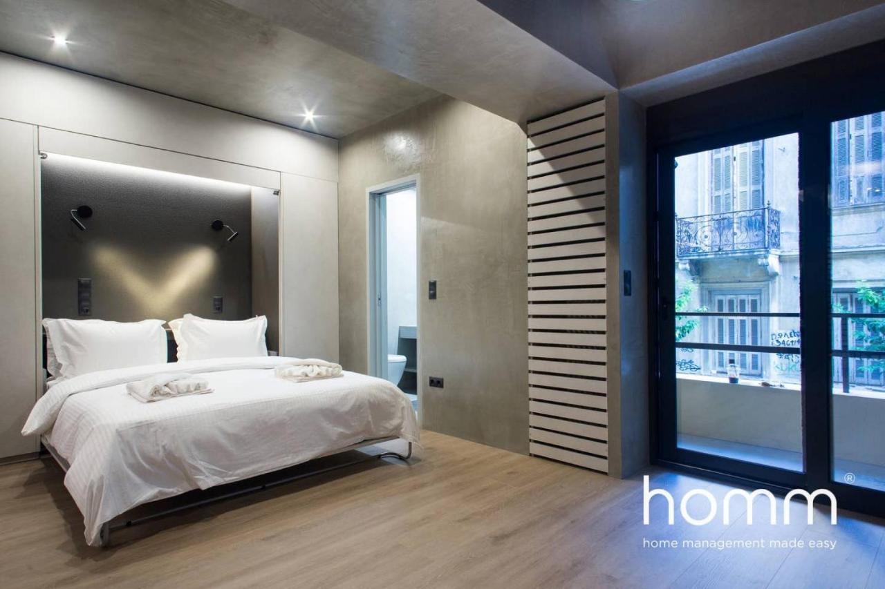 Ferienwohnung Unique Urban Homm Studio In Piraeus, Alkiviadou Exterior foto