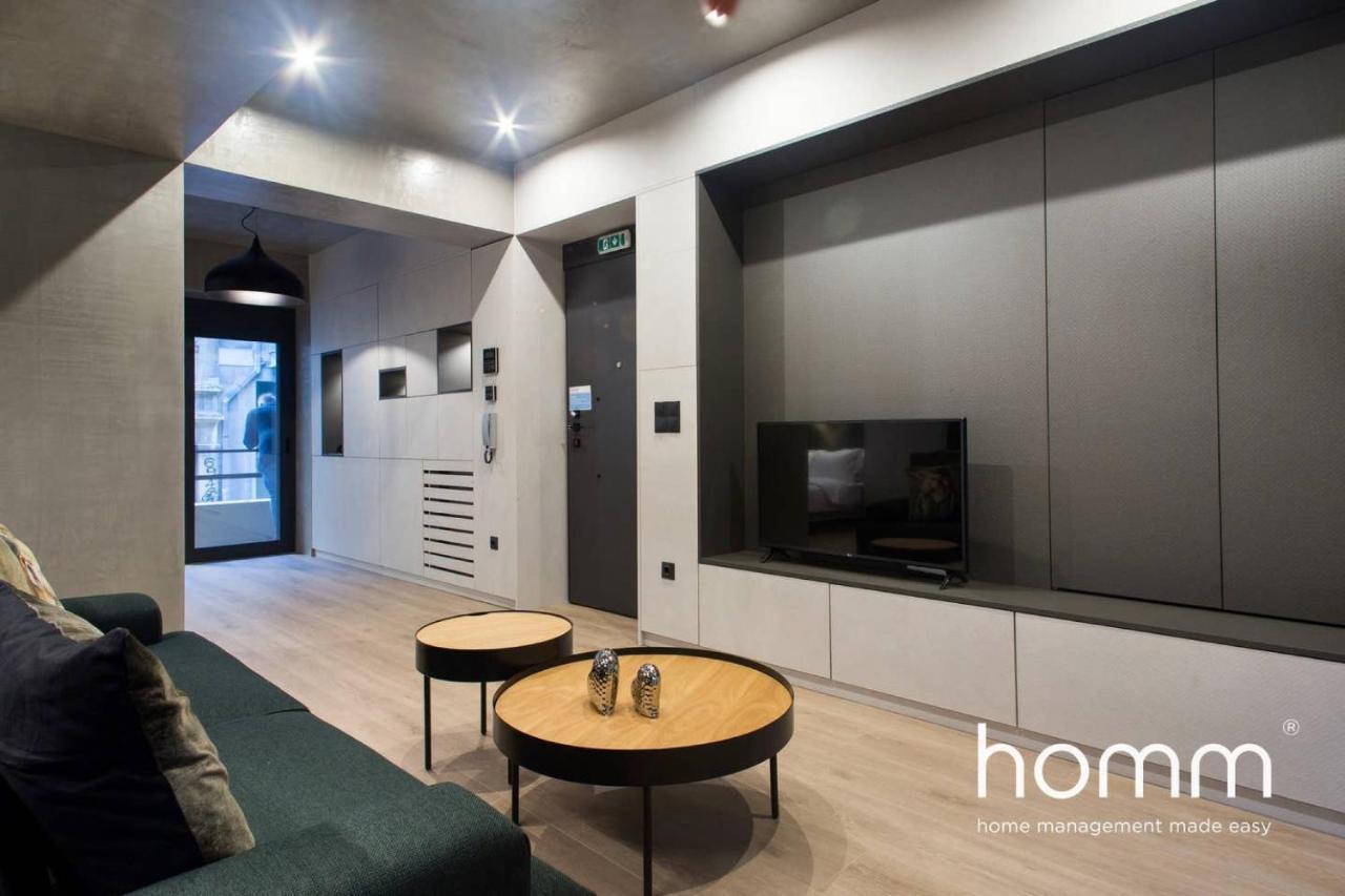 Ferienwohnung Unique Urban Homm Studio In Piraeus, Alkiviadou Exterior foto